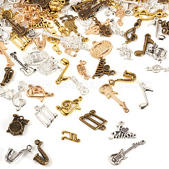100Pcs 5Colors Tibetan Style Alloy Pendants&nbsp;FIND-TA0006-71