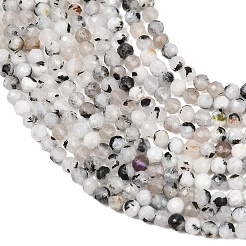 Natural Rainbow Moonstone Beads Strands&nbsp;G-B175-D24-3mm