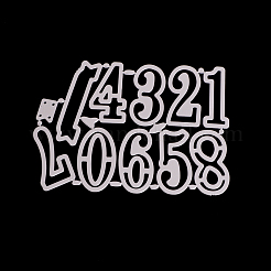 Number Frame Carbon Steel Cutting Dies Stencils&nbsp;DIY-F036-19