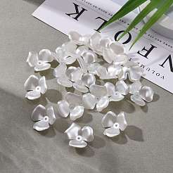 Flower Imitation Pearl Acrylic Bead Caps&nbsp;X-OACR-L004-7226