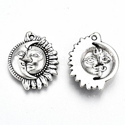 Tibetan Style Alloy Pendants&nbsp;TIBE-S323-045AS-RS