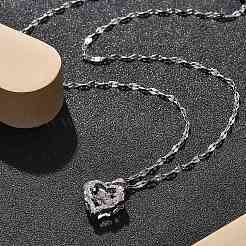 304 Stainless Steel Necklaces for Women&nbsp;NJEW-R015-03P