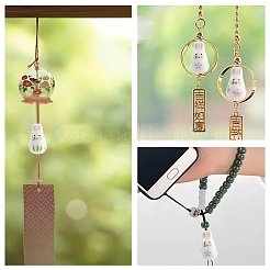 8Pcs 4 Colors Handmade Porcelain Beads&nbsp;PORC-YW0001-38