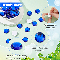 50Pcs Self-Adhesive Acrylic Rhinestone Stickers&nbsp;FIND-FG0001-93A