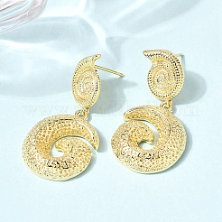 Brass Dangle Earrings&nbsp;EJEW-D352-06G-05