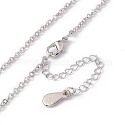 Sublimation Blank Aluminum Pendant Necklace&nbsp;NJEW-E020-01P-02