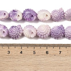 Synthetic Coral Dyed Beads Strands&nbsp;SHEL-Z003-04C-01