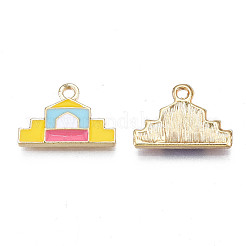 Alloy Enamel Pendants&nbsp;PALLOY-S133-011B