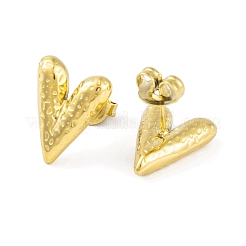 Ion Plating(IP) 304 Stainless Steel Stud Earrings for Women&nbsp;EJEW-A049-07G
