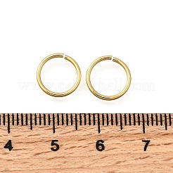 Brass Open Jump Rings&nbsp;KK-B147-03I-G