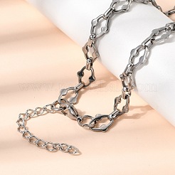 304 Stainless Steel Link Chain Bracelet & Necklace Jewelry Sets&nbsp;SJEW-L199-20P