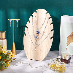 Wooden Necklace Displays Stands&nbsp;NDIS-WH0001-11