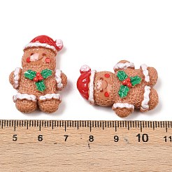 Christmas Opaque Resin Cabochons&nbsp;CRES-Z015-01B