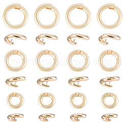 12Pcs 3 Styles Brass Open Jump Rings&nbsp;KK-TA0008-82G