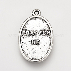 Tibetan Style Alloy Pendants&nbsp;TIBE-Q078-09AS-RS