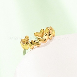 304 Stainless Steel Cuff Open Rings for Women&nbsp;SA-CBA4160-33G