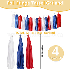 Tissue Paper Tassels Garland&nbsp;AJEW-WH20017-34