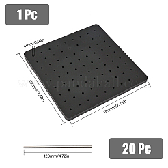 1Pc Square Acrylic Crochet Blocking Board&nbsp;FIND-CA0006-58