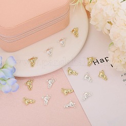 40Pcs 2 Colors Rack Plating Alloy Charms&nbsp;PALLOY-CA0002-39