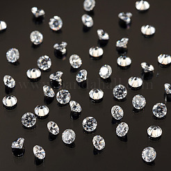 300Pcs Diamond Shape Grade AAA Cubic Zirconia Cabochons&nbsp;ZIRC-TADJ0001-01B
