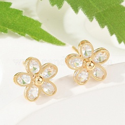 Brass Earring Studs&nbsp;X-KK-S348-421