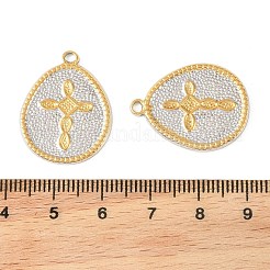 Two Tone 304 Stainless Steel Pendants&nbsp;STAS-L314-10GP-03