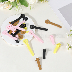 24Pcs 4 Colors PVC Zipper Pull Tabs&nbsp;PVC-GF0001-02A-02