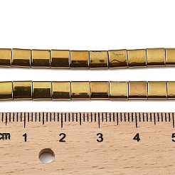 Electroplated Non-magnetic Synthetic Hematite Beads Strands&nbsp;G-G089-B02-04