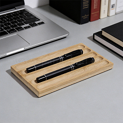 Multi-Slot Bamboo Signature Pen Holder&nbsp;OFST-WH0004-165
