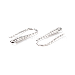 Eco-Friendly Brass Earring Hooks&nbsp;X-KK-M157-03P-NR