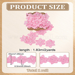 2Yards Organza Lace Embroidery Costume Accessories&nbsp;DIY-LP0003-27