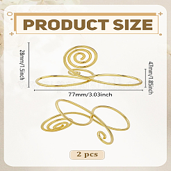 2Pcs Iron Table Number Card Clip&nbsp;AJEW-LP0010-26