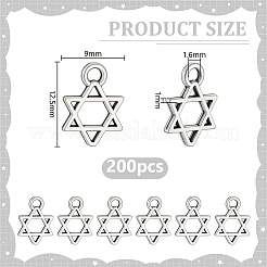 200Pcs Tibetan Style Alloy Charms&nbsp;FIND-HY0005-41