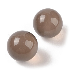 Natural Grey Agate No Hole Sphere Beads&nbsp;G-K353-04B-06