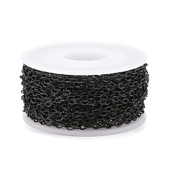 304 Stainless Steel Textured Cable Chains&nbsp;CHS-H007-05EB