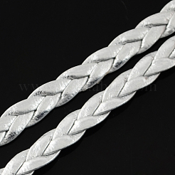 Braided Imitation Leather Metallic Cords&nbsp;LC-S002-5mm-26
