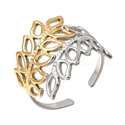 304 Stainless Steel Cuff Open Rings for Women&nbsp;SA-CBA7062-19GP