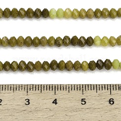 Gradient Color Natural Yellow Green Opal Beads Strands&nbsp;GG-CBA9722-B01-01