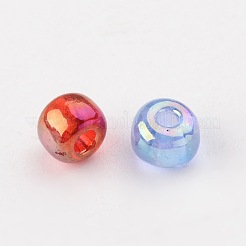 Round Glass Seed Beads&nbsp;SEED-A007-4mm