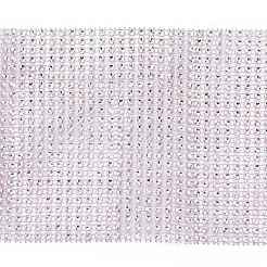 24 Rows Plastic Diamond Mesh Wrap Roll&nbsp;DIY-L049-05T