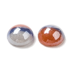 Two Tone Glass Cabochons&nbsp;GLAA-B012-54