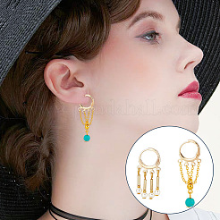 10 Pair Brass Leverback Earring Findings&nbsp;KK-BC0013-27