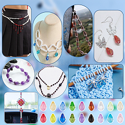 396Pcs 18 Styles Acrylic Beads&nbsp;MACR-PH0002-03