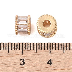 Brass Glass Beads&nbsp;KK-B100-014G