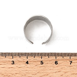 304 Stainless Steel Open Cuff Rings&nbsp;RJEW-H261-03P
