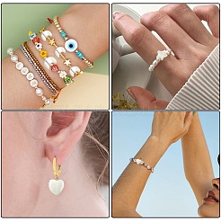 30Pcs 3 Styles Natural Freshwater Shell Beads&nbsp;BSHE-CJ0001-09