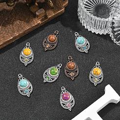 Bohemian Dyed Synthetic Turquoise Pendants&nbsp;FIND-YWC0003-02AB-01