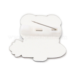 Cartoon Style Acrylic Brooches&nbsp;JEWB-P018-02A