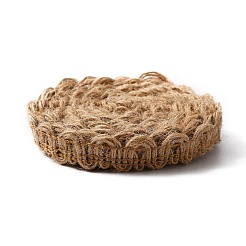 Braided Burlap Ribbon&nbsp;OCOR-WH0073-76