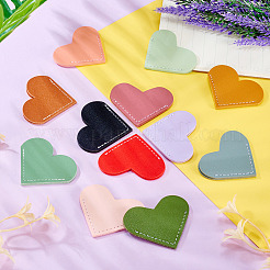 12Pcs 12 Colors Imitation Leather Book Corner Protectors&nbsp;AJEW-TA0001-98